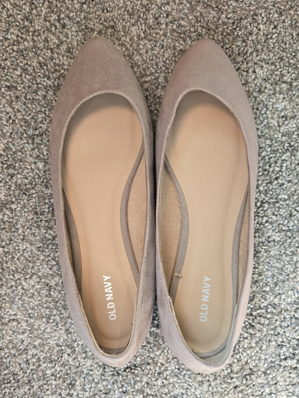 Old Navy Tan Suede Flats
